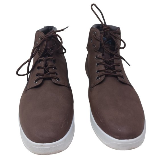 Primark Mens Water‎ Resistant Thinsulate High Top Sneaker Boots Size 11 Brown - Picture 1 of 5